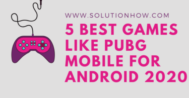 5 best games like pubg mobile for android 2020