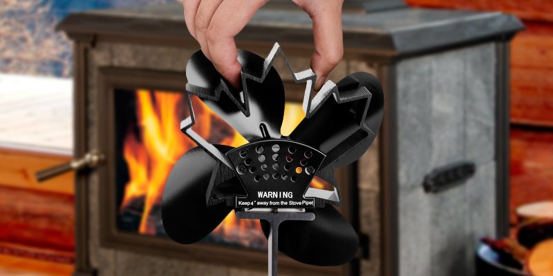 heat powered wood stove fan