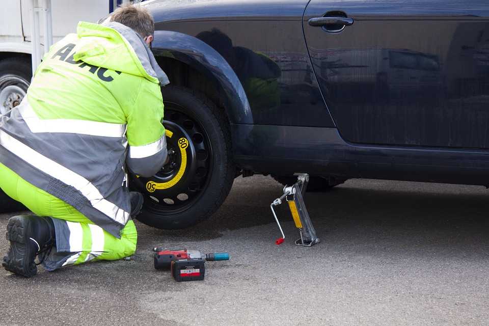 Changing A Flat Tyre