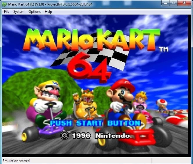 Mario Kart 64 game
