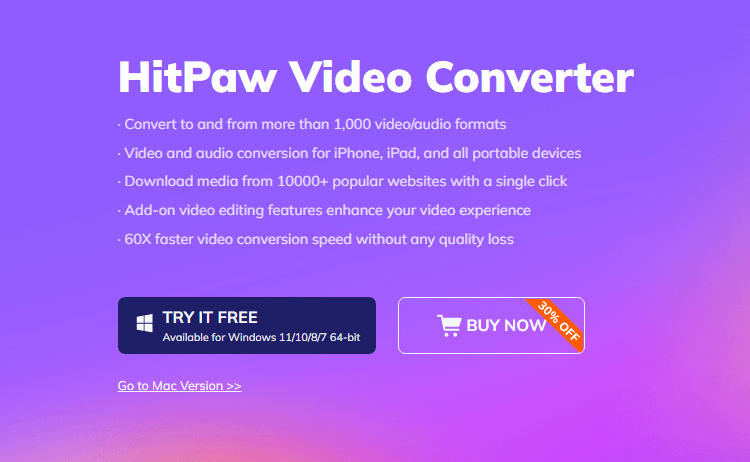 HitPaw Video Converter for Mac