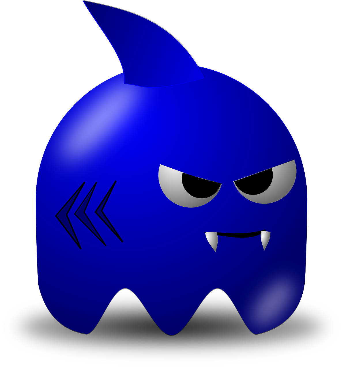 Pac-Man Inky (Blue) Ghost