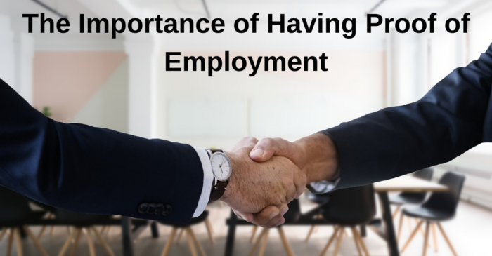  Importance of Having Proof of Employment