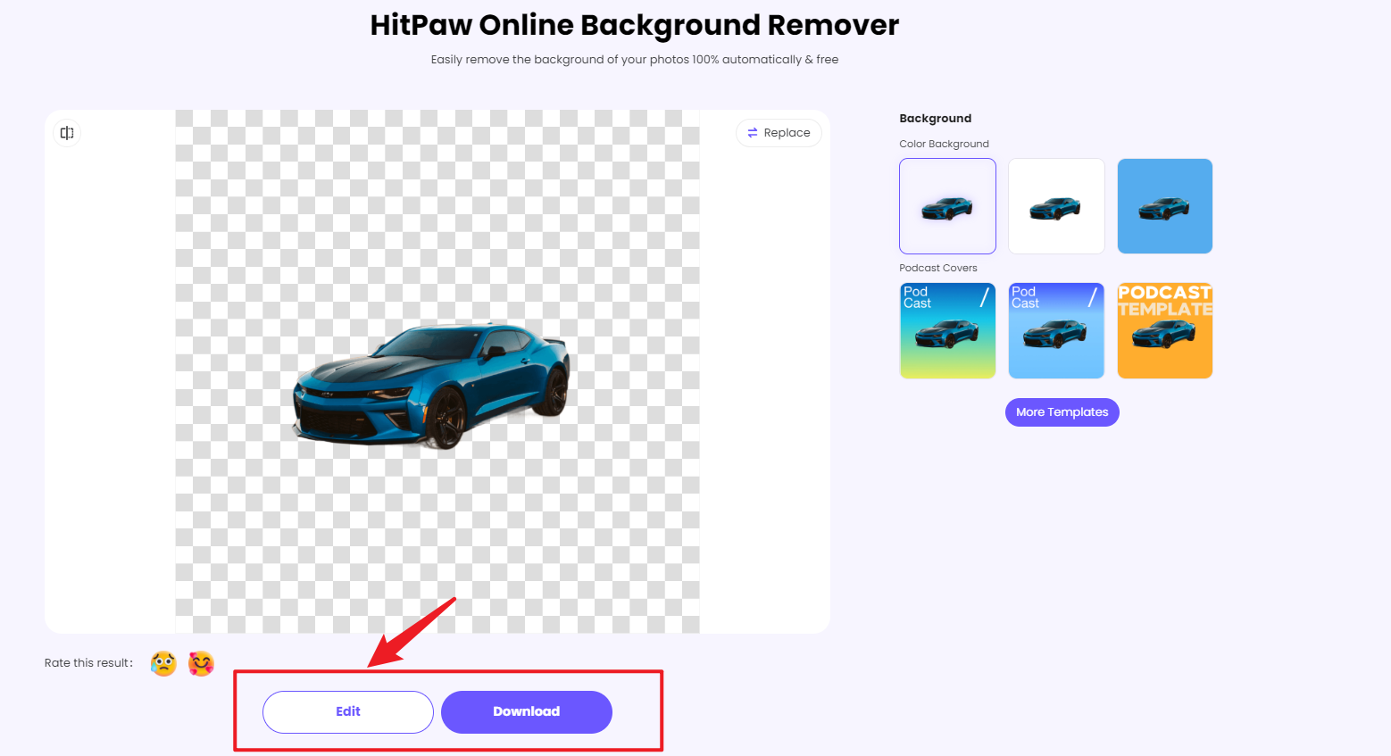 HitPaw Online Free Background Remover
