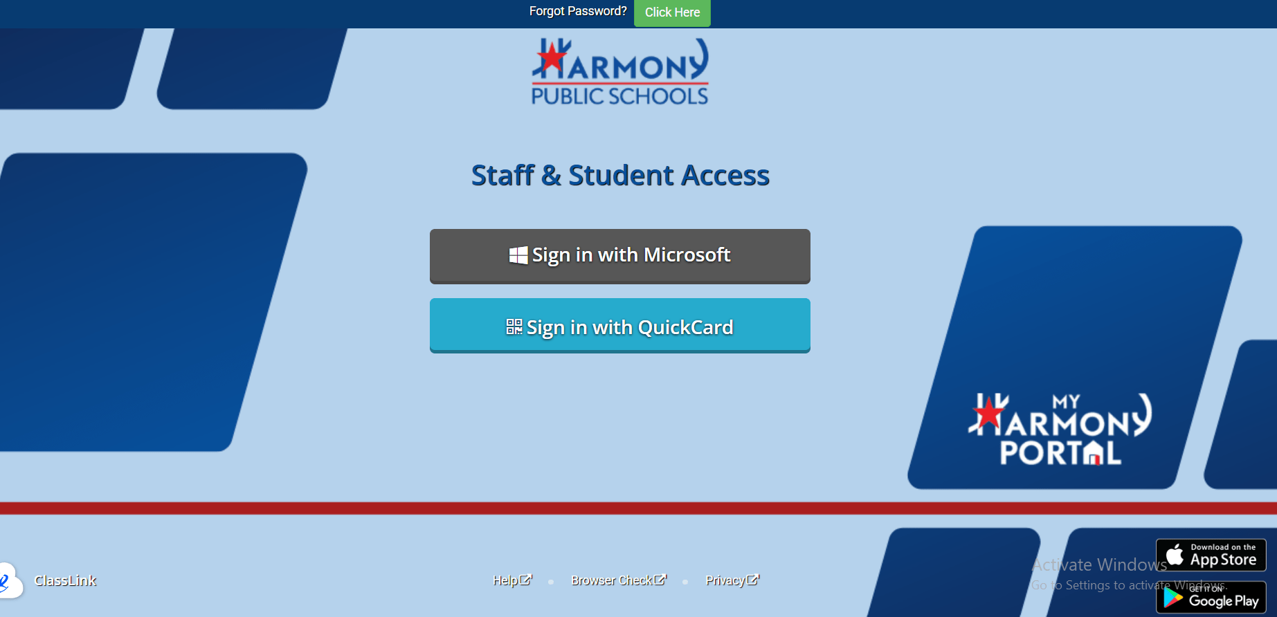 MyHarmonyPortal Login
