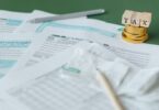 tax documents on the table
